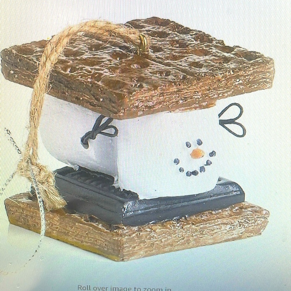 White Chocolate S’mores Sandwich Tree Decoratio